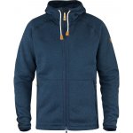 Fjällräven Övik Fleece Hoodie Navy – Zboží Dáma