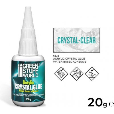 Green Stuff World Acrylic Crystal Glue 20g / Akrylové kryštálové lepidlo 20g – Zboží Dáma
