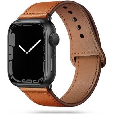 TECH-PROTECT FIT Kožený řemínek Apple Watch 8/7 (41mm) / 6 / SE / 5 / 4 (40mm) / 3 / 2 / 1 (38mm) hnědý 51039 – Zboží Mobilmania