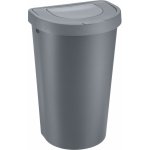 Seattle Odpadkový koš šedý 45 l – Zboží Mobilmania