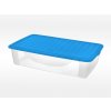 Úložný box Tontarelli DODO STOCK-BOX s víkem 36,5L transparent/světle modrá 8035110AU0