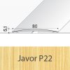 Podlahová lišta Profil Team Přechodový profil javor P22 80mm 2,7 m