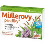 Dr. Müller Müllerovy pastilky s jitrocelem mateřídouškou bez cukru 12 pastilek – Hledejceny.cz
