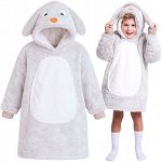 Cozy Noxxiez CH321 Králík hřejivá televizní mikinová deka s kapucí – Sleviste.cz