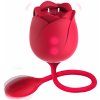 Vibrátor Paloqueth Rose Clitoral Licking 9 Licking Modes & 9 Vibrations Red