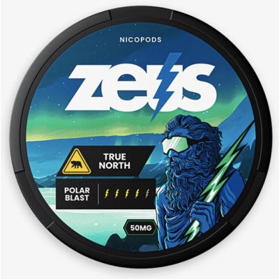 Zeus nikotinové sáčky True north 16,5 mg/g 20 ks – Hledejceny.cz