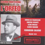 Monteverdi - L'orfeo - 1939 – Hledejceny.cz