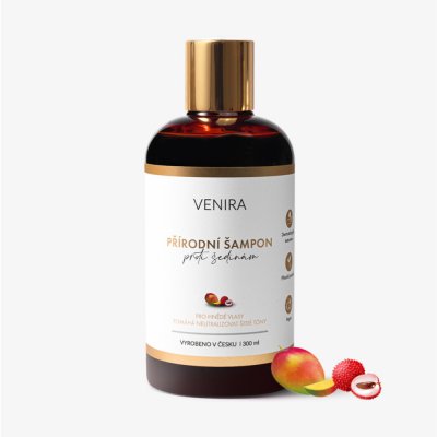 Venira přírodní šampon proti šedinám mango a liči 300 ml – Zbozi.Blesk.cz