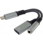 PremiumCord USB-C /3,5mm jack s DAC chipem ku31zvuk04 – Zboží Živě