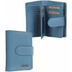 Dámská kožená 50313 světle modrá – Zboží Dáma