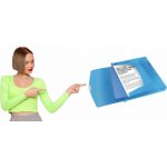 Esselte Box na spisy s gumičkou Jumbo Vivida, Vivida modrá, 40 mm, A4, PP – Hledejceny.cz