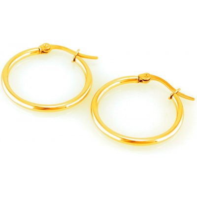 MPM ocelové z chirurgické oceli Earring 7389 gold 65mm – Zboží Mobilmania