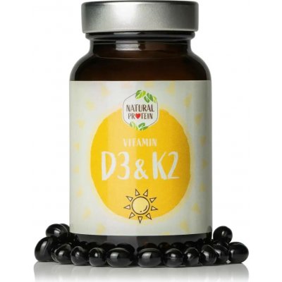 NaturalProtein D3 + K2 60 kapslí – Hledejceny.cz