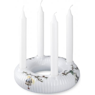KÄHLER Porcelánový adventní svícen Hammershøi Christmas, bílá barva, porcelán – Hledejceny.cz
