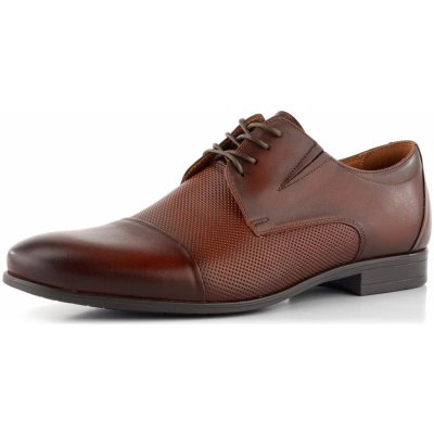 Barton pánské luxusní společenské boty kožené hnědé – Zbozi.Blesk.cz