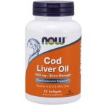 Now Foods Cod Liver Oil olej z tresčích jater 1000 mg x 90 softgel kapslí – Hledejceny.cz