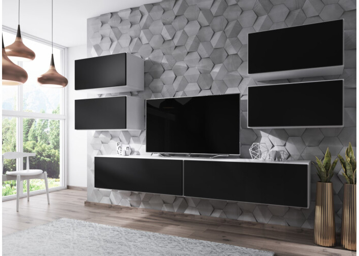 Cama ROCO 2 2xRO1 + 4xRO3 bílá bílá černá