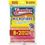 Spontex Microfibre utěrka 30 x 30 cm 8 + 2 ks – Hledejceny.cz