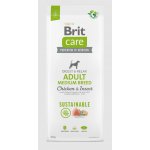 Brit Care Dog Sustainable Adult Medium kuřecí 15 kg – Hledejceny.cz