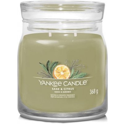 Yankee Candle Signature Sage & Citrus 368 g – Zbozi.Blesk.cz