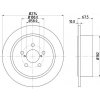 Brzdový kotouč Brzdový kotouč HELLA PAGID 8DD 355 114-641