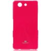 Pouzdro a kryt na mobilní telefon Sony Pouzdro Jelly Mercury Sony Xperia Z3 Compact - D5803 růžové