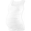 Těhotenské a kojící tričko Jožánek Johanka těhotenský top bílá