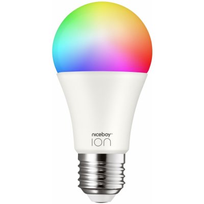 Niceboy Chytrá žárovka ION SmartBulb Color RGB 9W E27 – Hledejceny.cz