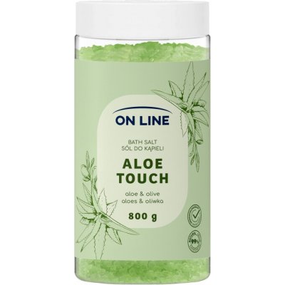 On line sůl do koupele Aloe vera a olivový olej 800 g – Hledejceny.cz