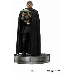 Iron Studios Inexad Star Wars The Mandalorian Luke Skywalker and Grogu Art Scale 1/10