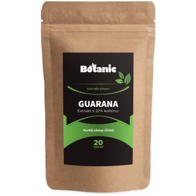 Botanic Guarana 22% kofeinu 20 g