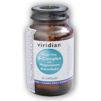 Viridian B Complex with Magnesium Ascorbate 30 kapslí – Hledejceny.cz