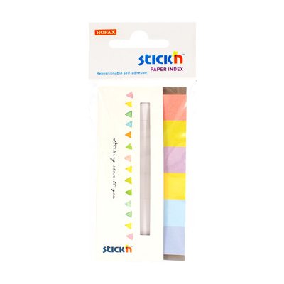 Hopax Papírové samolepicí záložky Stick'n pudrové barvy, 45 x 15 mm – Hledejceny.cz