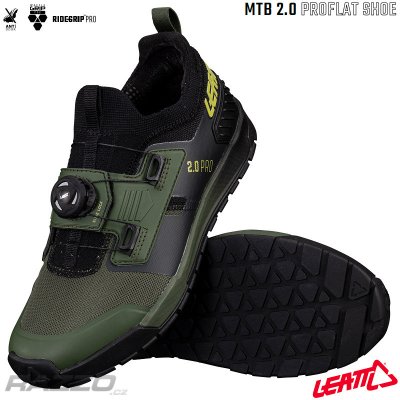 Leatt MTB 2.0 Flat Shoe Spinach 2025 – Zboží Dáma