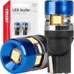 LED žiarovky CANBUS T10 W5W 5SMD 3030 White 12V/24V AMiO-04240 – Hledejceny.cz