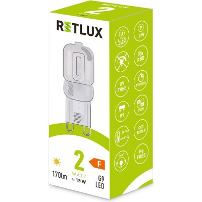 Retlux RLL 461 G9 2W LED WW – Zboží Mobilmania