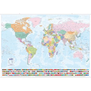 Kartografie PRAHA, a. s. Svět – státy a území – nástěnná mapa