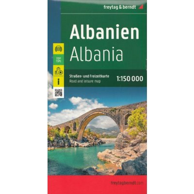 Albánie 1:150 000 / automapa a a rekreační mapa – Hledejceny.cz