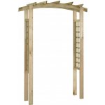 Dřevěná pergola G03V s mřížkou 3 cm – Hledejceny.cz