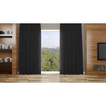 Orbytex Dekorační závěs hotový Rongo - černý Rozměry: povláček na polštářek 40x40 na zip (bez výplně) – Zboží Dáma