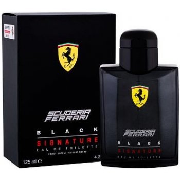 Ferrari Scuderia Black Signature toaletní voda pánská 125 ml