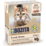 Bozita Cat kousky v omáčce s kuřecím a krůtím 6 x 370 g – Sleviste.cz