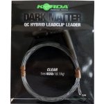 Korda Hotové montáže Dark Matter Leader QC Hybrid Clip Clear 30 lbs 1 m – Zboží Dáma