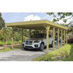 SKAN HOLZ Přístřešek na auto Friesland 397 x 860 cm impregnovaný – Sleviste.cz