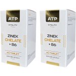 ATP 1+1 Vitality Zinek Chelate + B6 60 tablet – Hledejceny.cz
