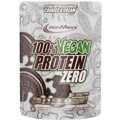 IronMaxx 100% Vegan Protein Zero 500 g