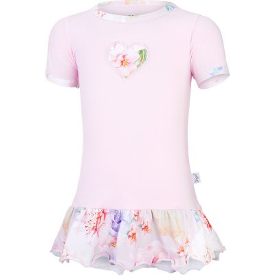Little Angel Tunika tenká Outlast® růžová baby sv.růžová květy – Hledejceny.cz