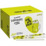 Sorbos Jedlá ovocná brčka Jablko 200 ks – Hledejceny.cz