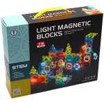 SPARKYS Kuličková dráha magnetická, svítící 75 ks – Zboží Živě