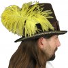 Karnevalový kostým Pánský klobouk se zdobným peřím